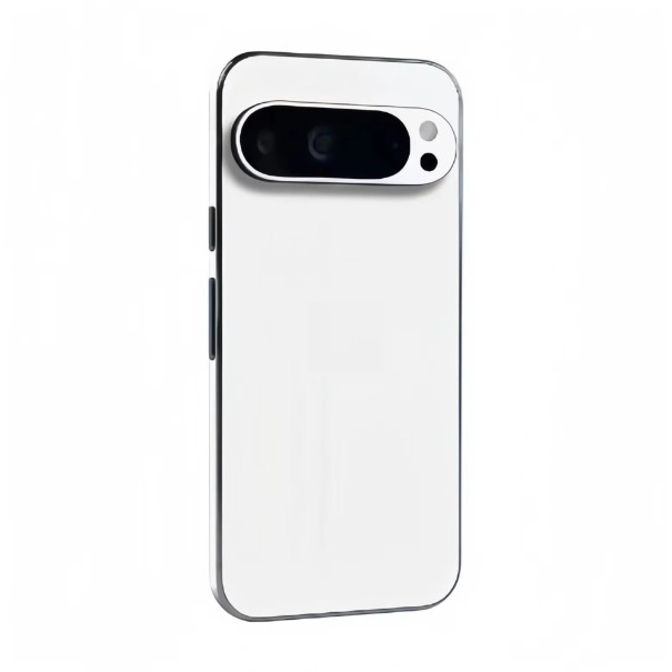Matná ochranná samolepící fólie na zadní stranu pro Google Pixel 9 Pro XL proti otiskům prstů a poškrábání, snadná aplikace bílá