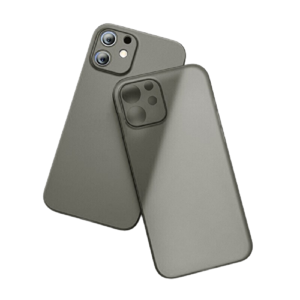 Matné ochranné pouzdro na iPhone 13 Pro šedá