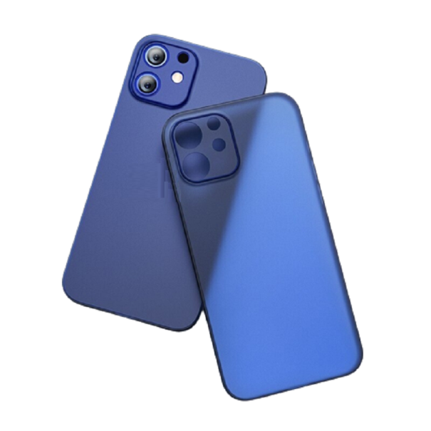 Matné ochranné púzdro na iPhone 12 Pro Max modrá
