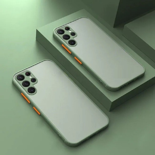 Matný ochranný kryt na Samsung Galaxy S23 Plus svetlo zelená