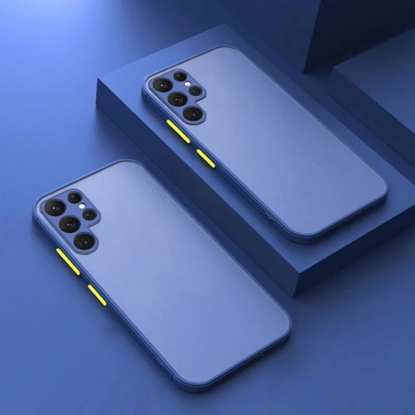 Matný ochranný kryt na Samsung Galaxy S9 modrá