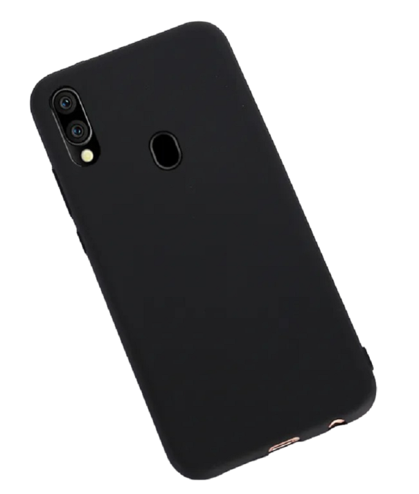 Matný silikonový kryt na Samsung Galaxy A10e černá