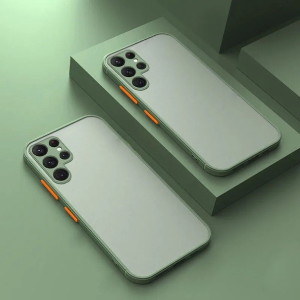 Matowe etui ochronne do telefonu Samsung Galaxy S20 FE 2022 B2030 jasnozielony