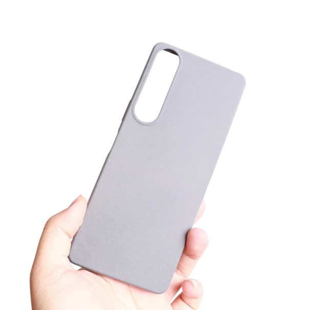 Matowe silikonowe etui do Sony Xperia 1 IV Miękka obudowa Ochrona przed upadkiem Elastyczne etui antypoślizgowe szary