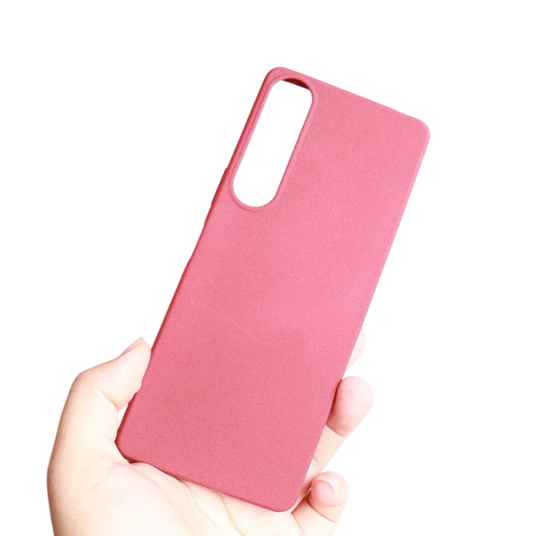 Matowe silikonowe etui do Sony Xperia 10 IV Miękka obudowa Ochrona przed upadkiem Elastyczne etui antypoślizgowe czerwony