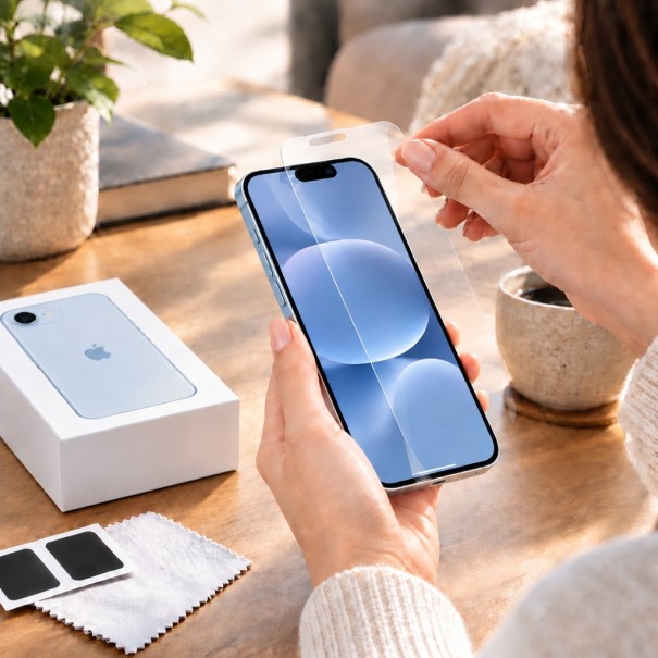 Matowe szkło ochronne dla iPhone 17 Air Przeciw odciskom palców i zarysowaniom Szkło hartowane odporne na stłuczenie Na ochronę wyświetlacza 1