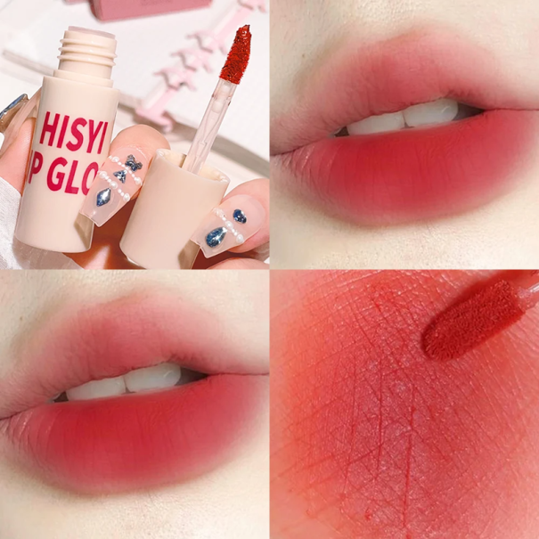 Matt sammetssläpp för läppar Långvarigt flytande läppstift Fin textur Återfuktande effekt Hållbar makeup Kosmetik för vardagsmakeup 2