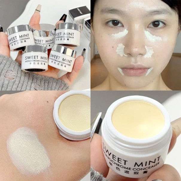 Matt vattenfast concealer 6,5 g Långvarig concealer för cirklar och brister under ögonen Lätt konsistens Heltäckande concealer 1