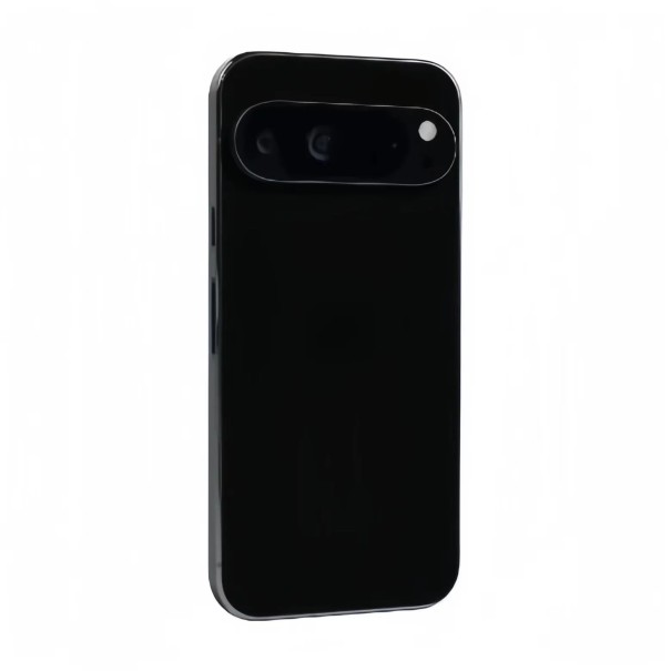 Matte beskyttende selvklæbende folie til bagsiden af Google Pixel 9 Pro, beskyttelse af telefonen mod ridser, fingeraftryk og snavs sort