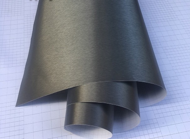 Matte selbstklebende Folie grau 5 m