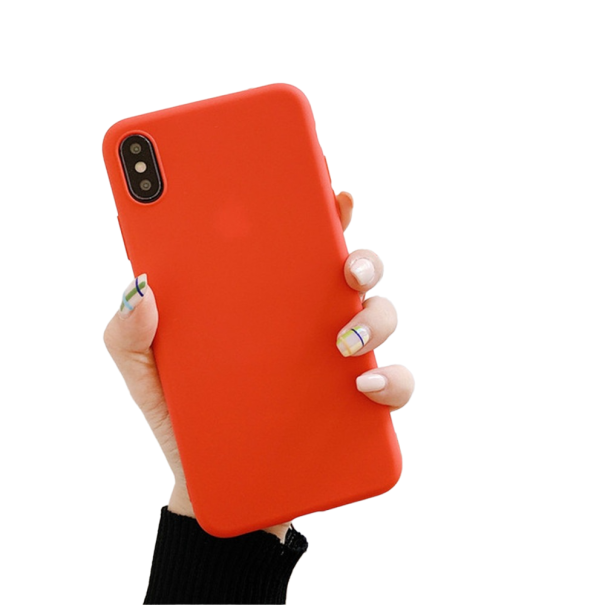 Matte Silikonhülle für Huawei Mate 30 rot