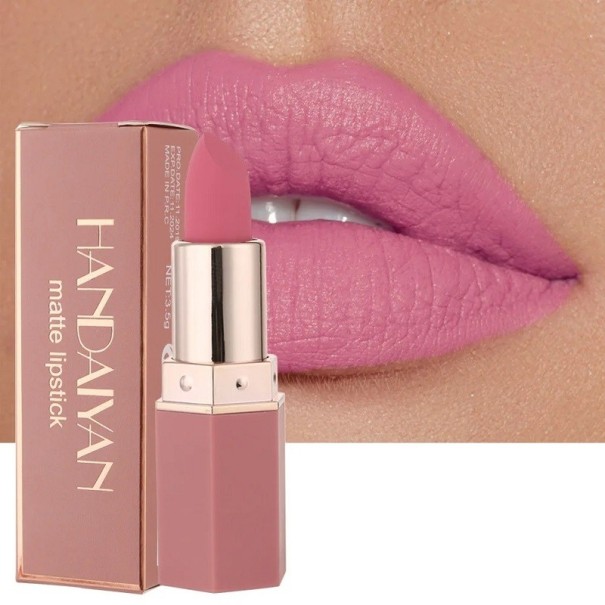 Matter wasserfester Lippenstift, 24 Stunden getönter Balsam Barbie Pink