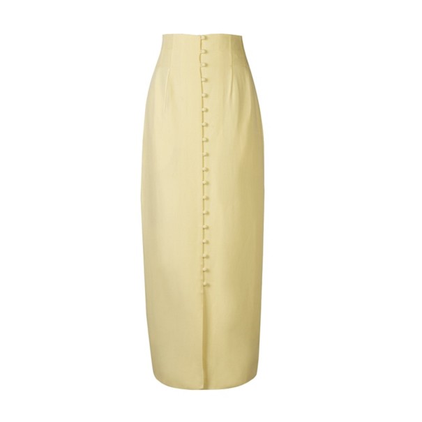 Maxi-rok voor dames met knopen S