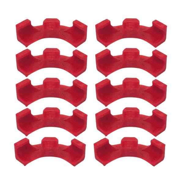 Media luna para doblar plantas rojo 10 uds.