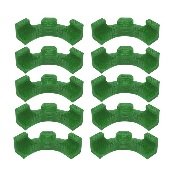 Media luna para doblar plantas verde 10 uds.