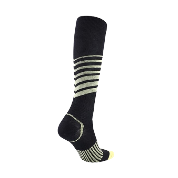 Medias de compresión hasta la rodilla T823 amarillo L/XL