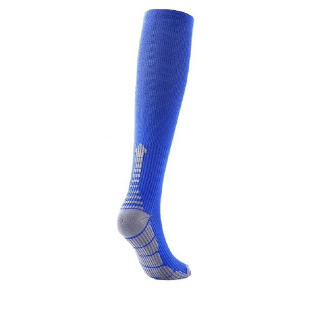 Medias de compresión hasta la rodilla T824 azul S/M