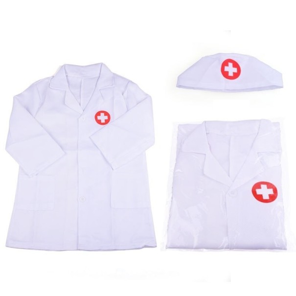 Medische jas voor kinderen wit