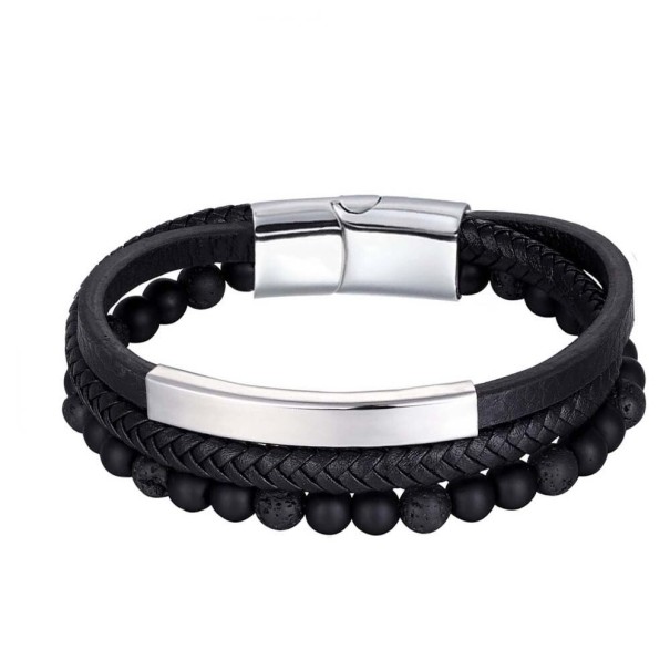 Mehrschichtiges Herrenarmband H520 20,5 cm 4