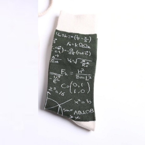 Meias coloridas com estampado 3