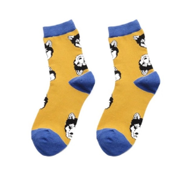 Meias com estampado de cães 3