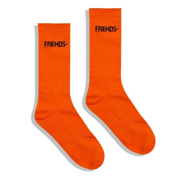 Meias femininas Friends laranja