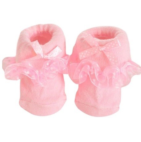 Meias giras para meninas rosa