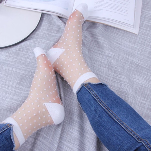 Meias transparentes para senhora 4