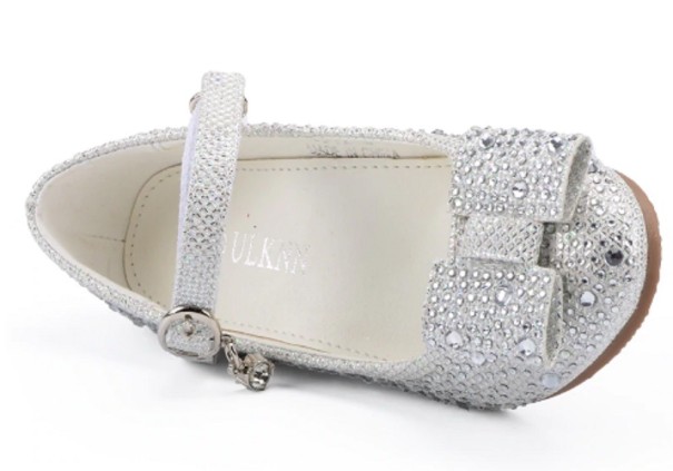 Meisjes ballerina&#39;s met sleehak