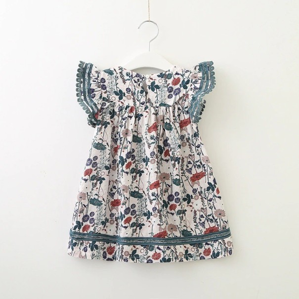 Meisjes bloemenjurk N72
