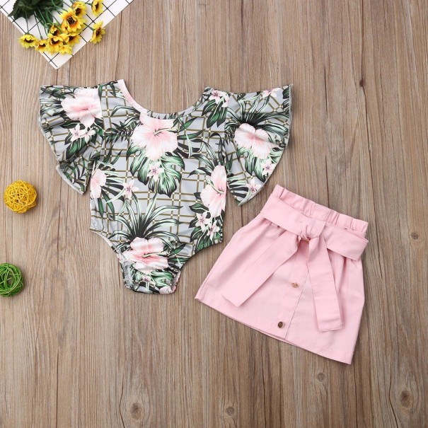 Meisjes bodysuits en rokken L1268 18-24 maanden