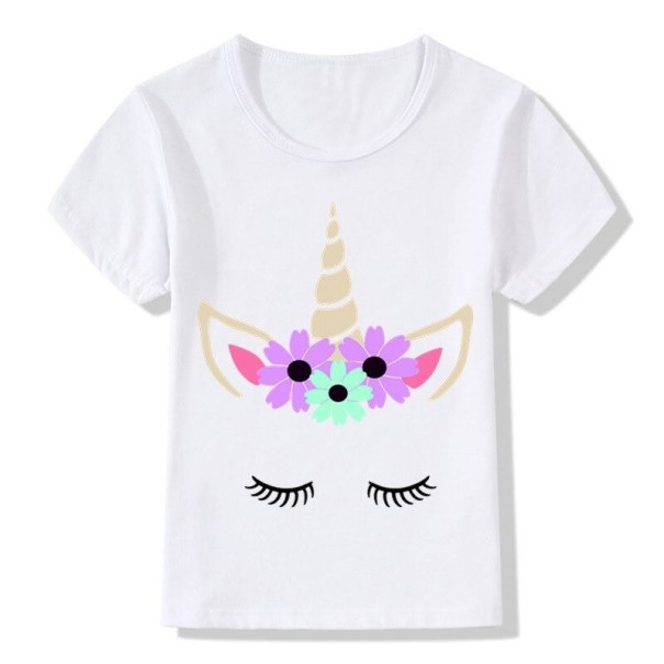 Meisjes eenhoorn t-shirt B1545 6 E
