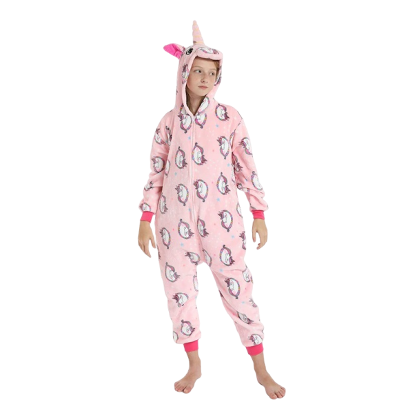 Meisjes kleurrijke eenhoorn jumpsuit 11-12 jaar 4