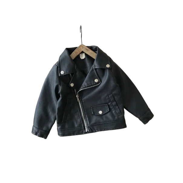 Meisjes leren jas L1885