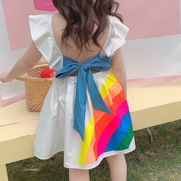 Meisjes regenboogjurk 5