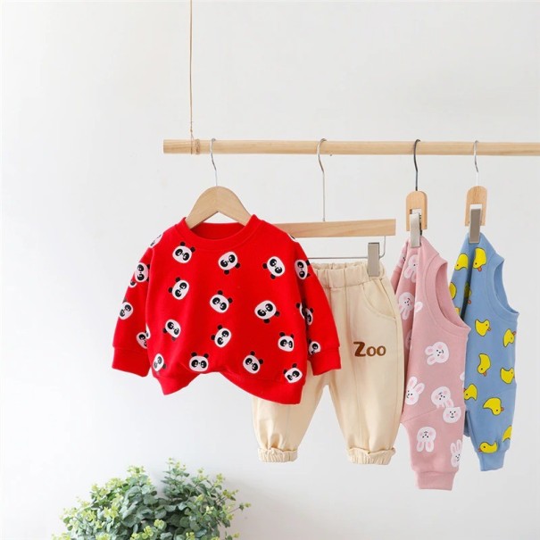Meisjes sweatshirt en broek L1308