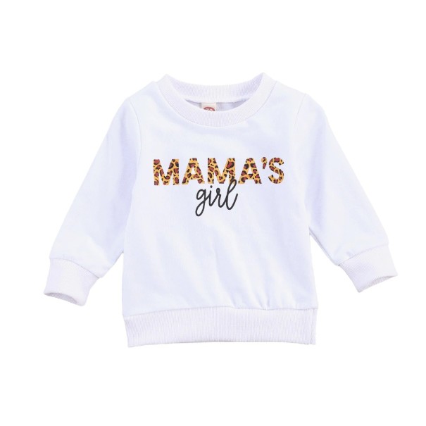 Meisjes sweatshirt L552 wit 0-6 maanden