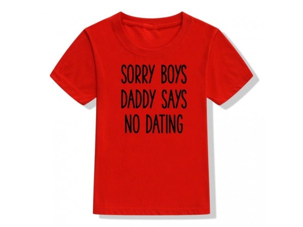 Meisjes T-shirt A2816 rood 9-12 maanden A