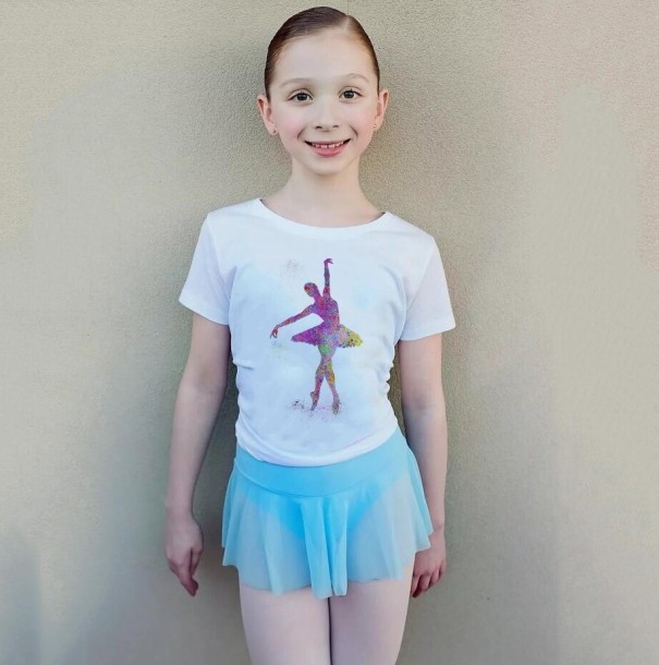 Meisjes T-shirt B1582 wit 12 G