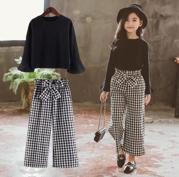 Meisjes T-shirt en broek L1199