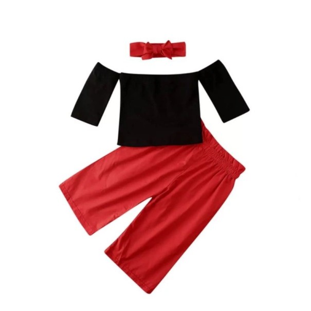 Meisjes T-shirt en broek L1209 3