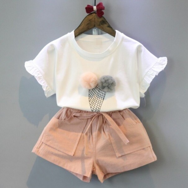 Meisjes T-shirt en short L1133 2