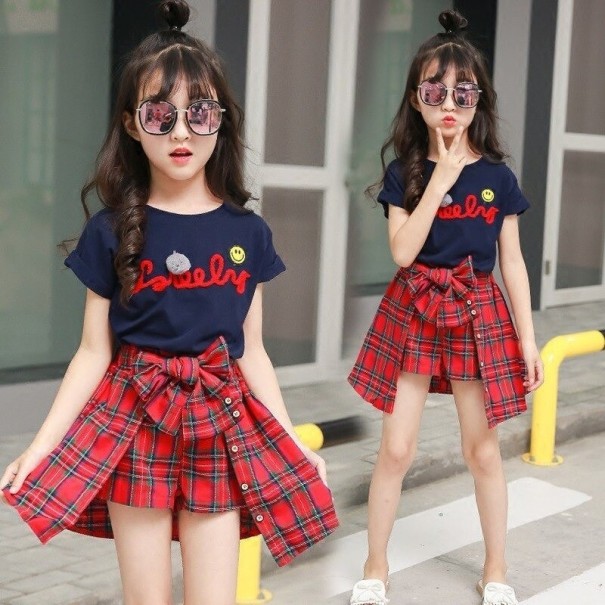 Meisjes T-shirt en short L1430