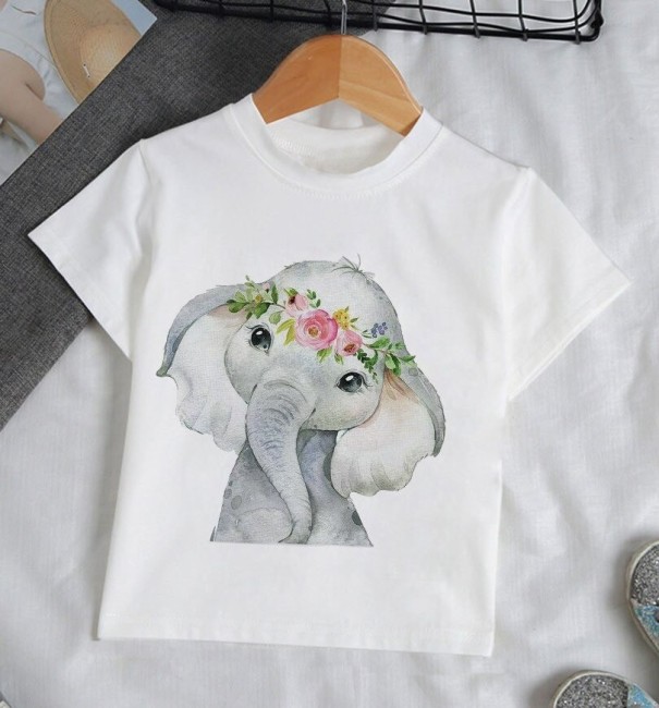 Meisjes T-shirt met dier B1646 9 P