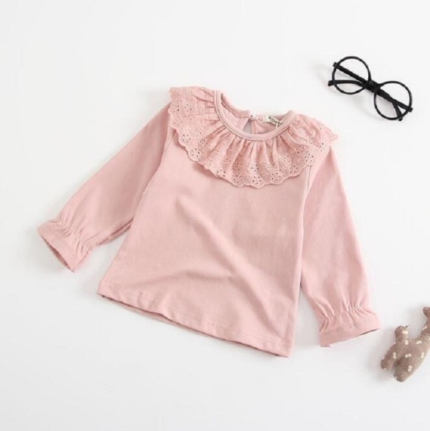 Meisjes T-shirt met lange mouwen T2529 0-3 maanden A