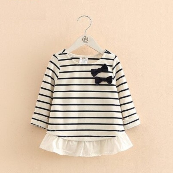 Meisjes T-shirt met lange mouwen T2540 zwart 4