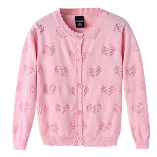 Meisjes trui met knoopjes L597