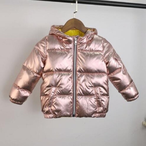 Meisjes winterjas L1915 zilver 5
