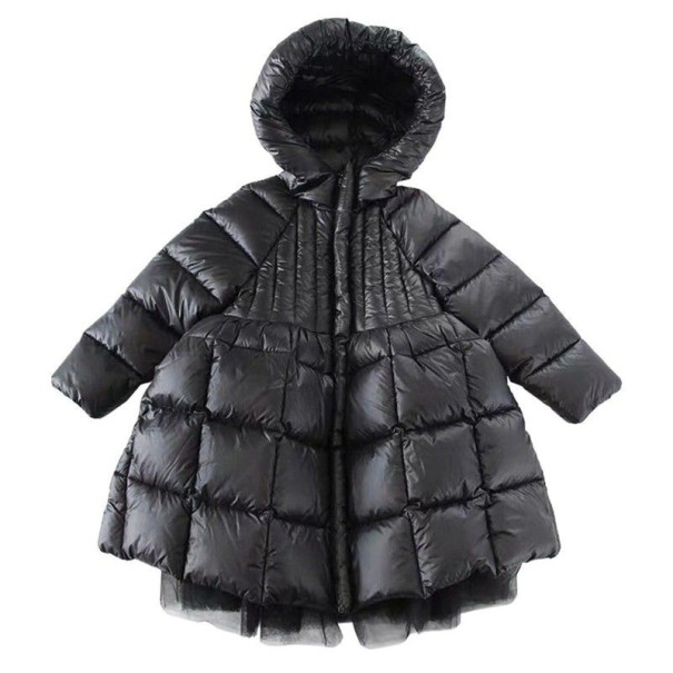 Meisjes winterjas L2002 zwart 7