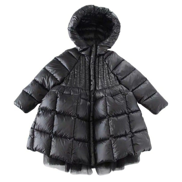 Meisjes winterjas L2002 zwart 4